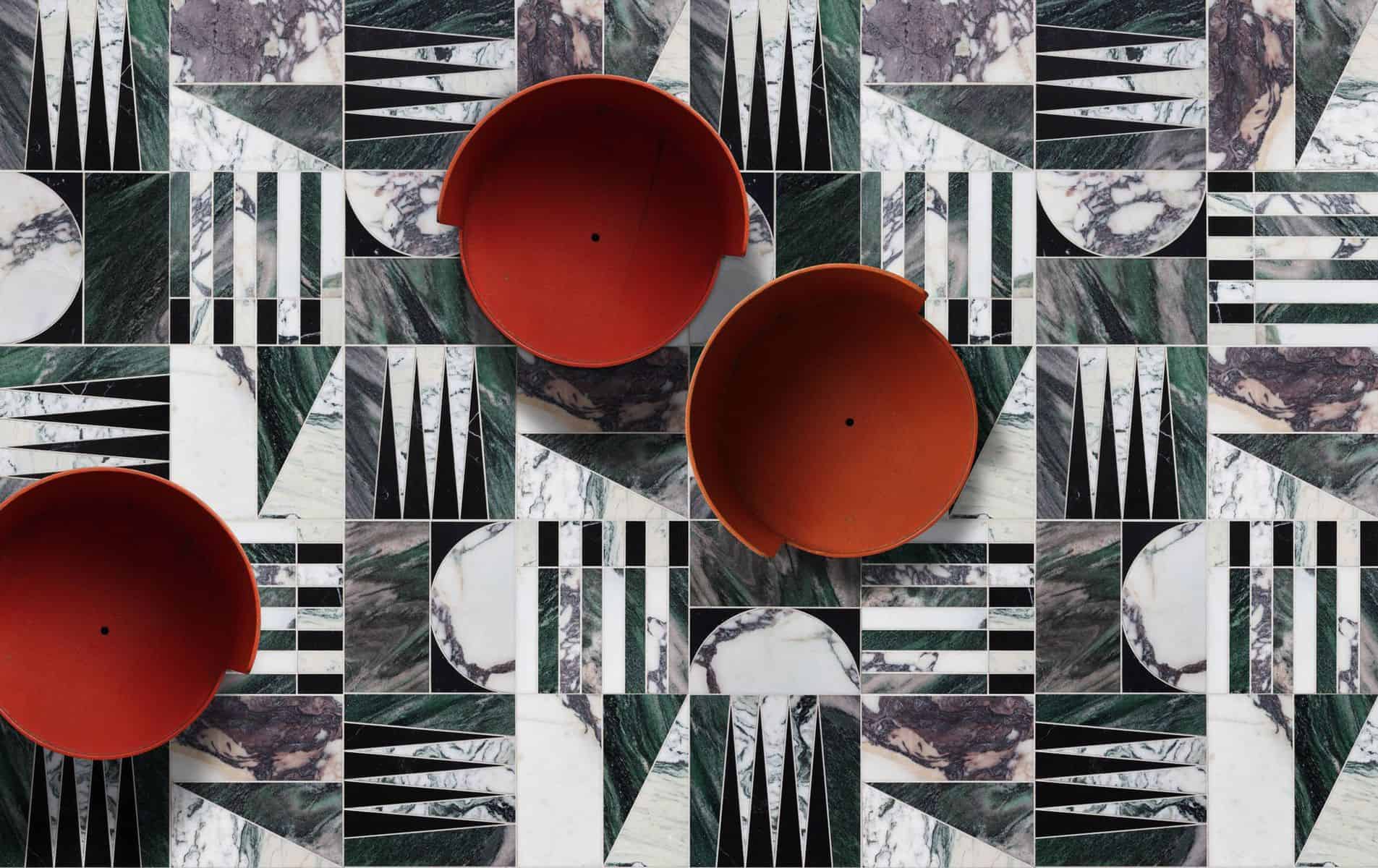 Euclid in Dark Green Decorative Materials