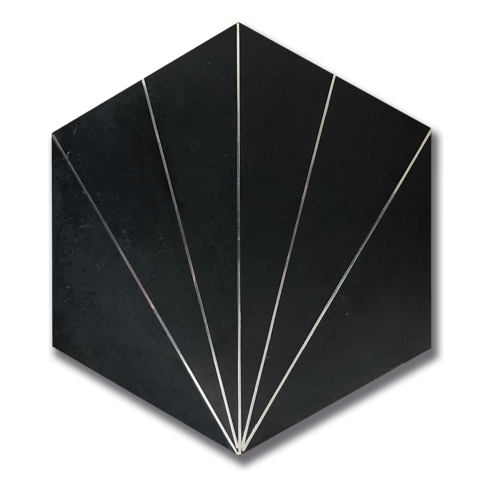 Wish Desire Tulip Black (H) w/ Stainless Steel - Decorative Materials