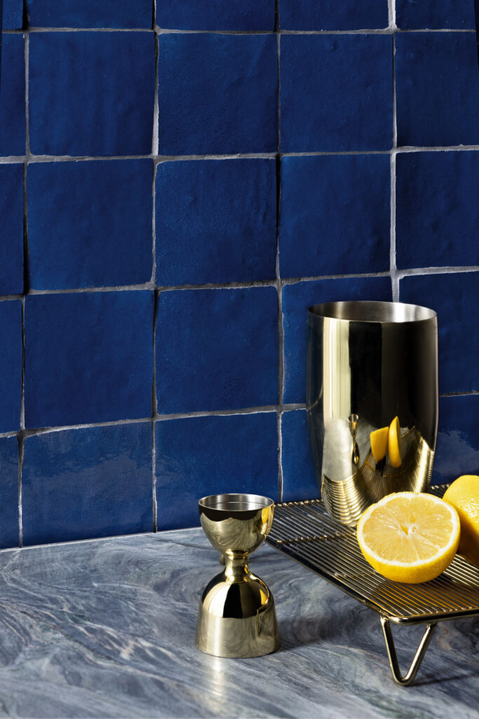 Zellige Mediterranean Blue Wall - Decorative Materials